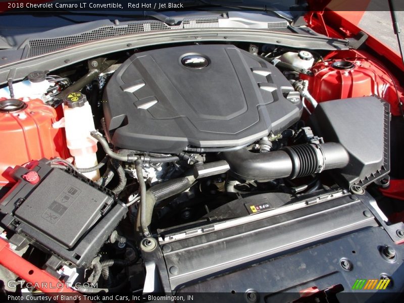 Red Hot / Jet Black 2018 Chevrolet Camaro LT Convertible