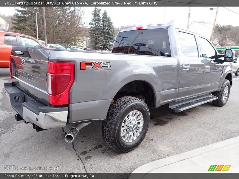 Carbonized Gray / Medium Earth Gray 2021 Ford F250 Super Duty XLT Crew Cab 4x4