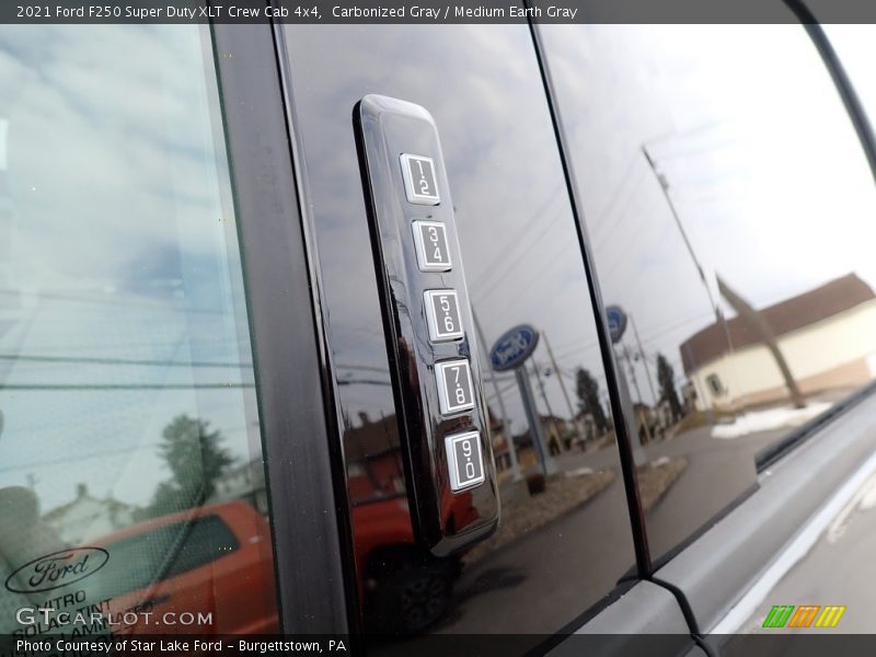 Carbonized Gray / Medium Earth Gray 2021 Ford F250 Super Duty XLT Crew Cab 4x4