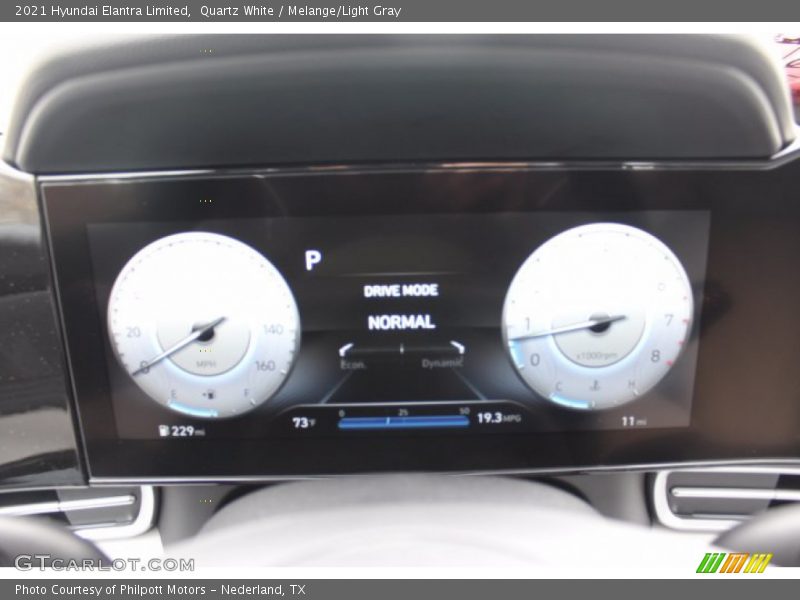 Quartz White / Melange/Light Gray 2021 Hyundai Elantra Limited