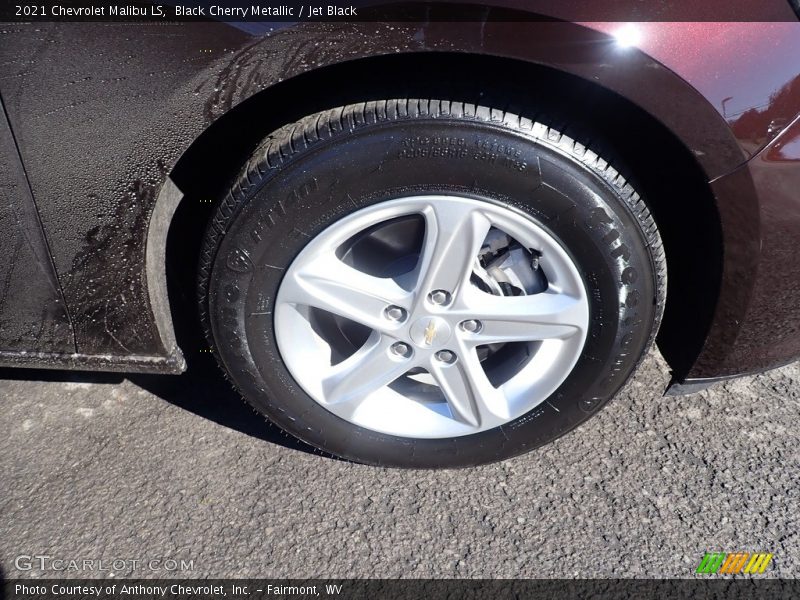 Black Cherry Metallic / Jet Black 2021 Chevrolet Malibu LS