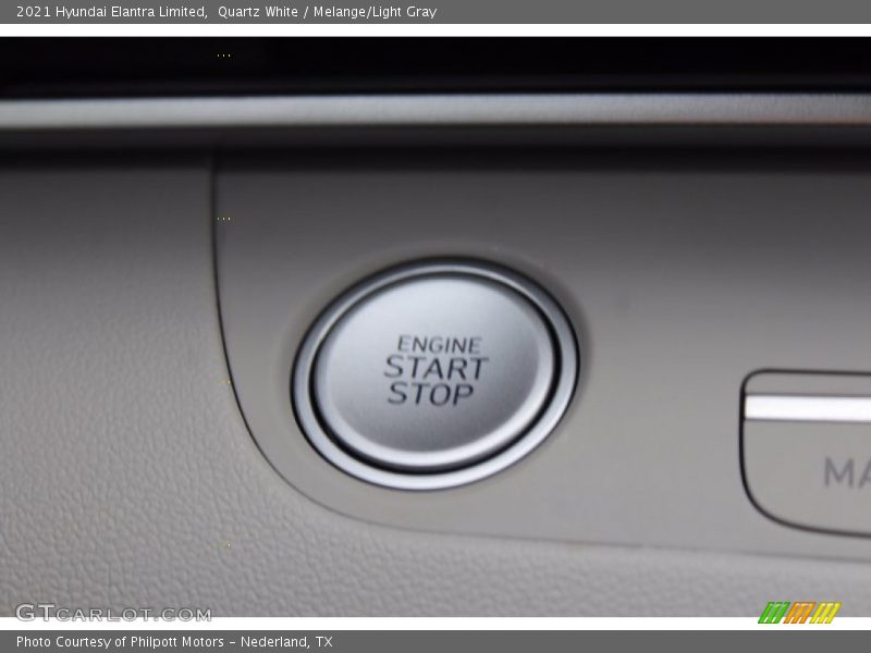 Quartz White / Melange/Light Gray 2021 Hyundai Elantra Limited