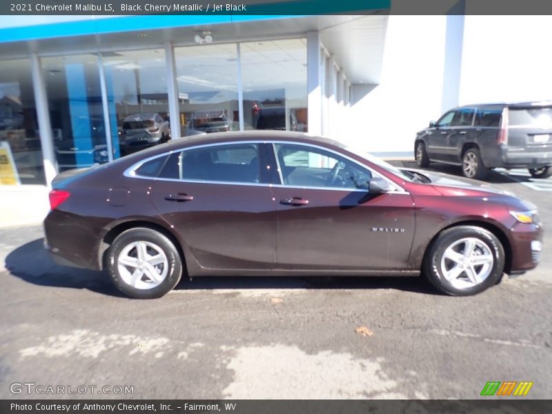 Black Cherry Metallic / Jet Black 2021 Chevrolet Malibu LS