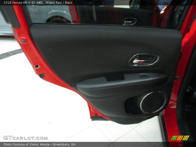 Milano Red / Black 2018 Honda HR-V EX AWD