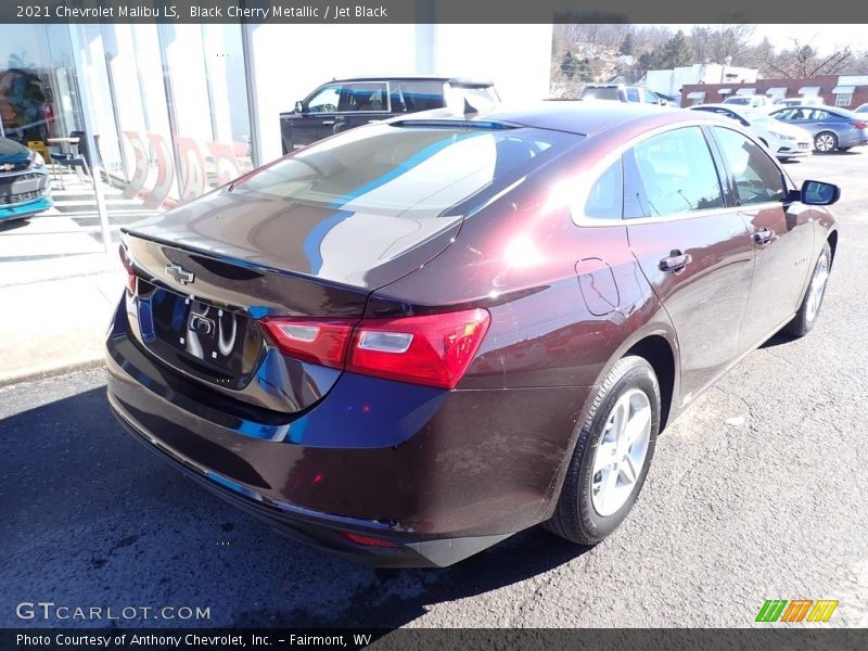 Black Cherry Metallic / Jet Black 2021 Chevrolet Malibu LS