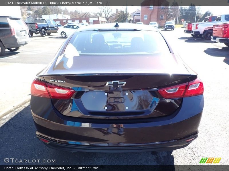 Black Cherry Metallic / Jet Black 2021 Chevrolet Malibu LS