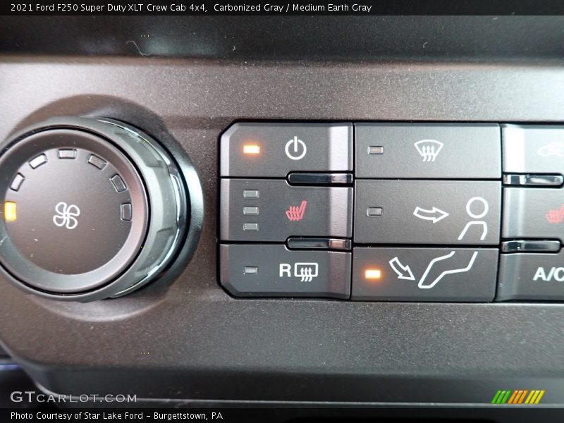 Carbonized Gray / Medium Earth Gray 2021 Ford F250 Super Duty XLT Crew Cab 4x4