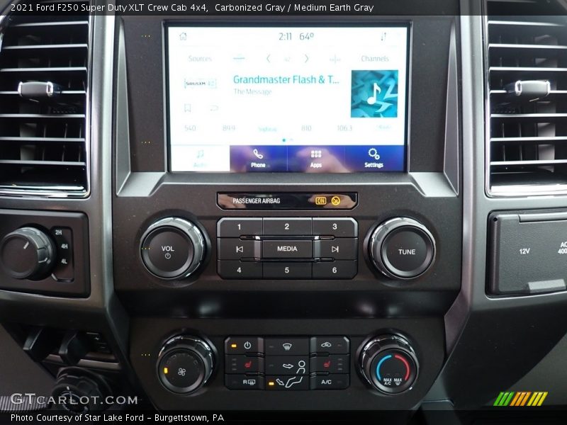 Carbonized Gray / Medium Earth Gray 2021 Ford F250 Super Duty XLT Crew Cab 4x4