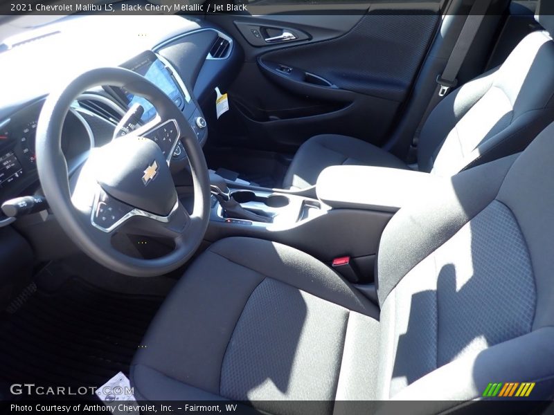 Black Cherry Metallic / Jet Black 2021 Chevrolet Malibu LS