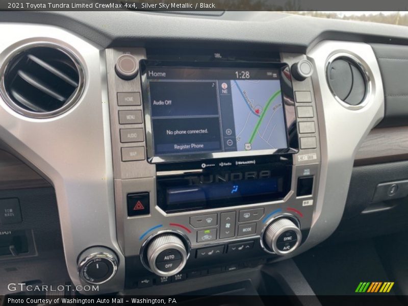 Silver Sky Metallic / Black 2021 Toyota Tundra Limited CrewMax 4x4