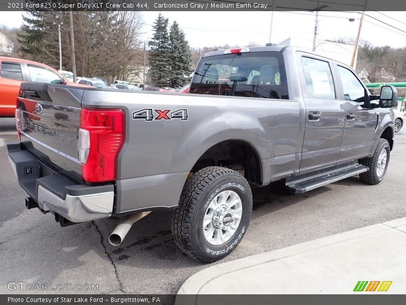 Carbonized Gray / Medium Earth Gray 2021 Ford F250 Super Duty XLT Crew Cab 4x4