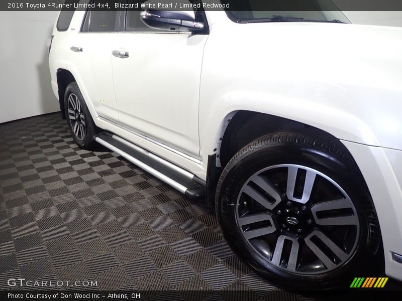 Blizzard White Pearl / Limited Redwood 2016 Toyota 4Runner Limited 4x4