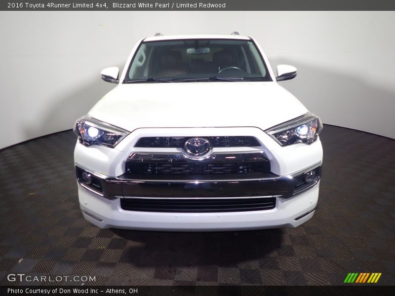 Blizzard White Pearl / Limited Redwood 2016 Toyota 4Runner Limited 4x4