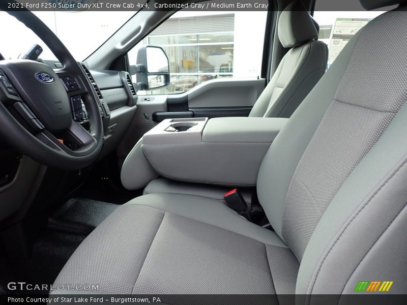 Carbonized Gray / Medium Earth Gray 2021 Ford F250 Super Duty XLT Crew Cab 4x4