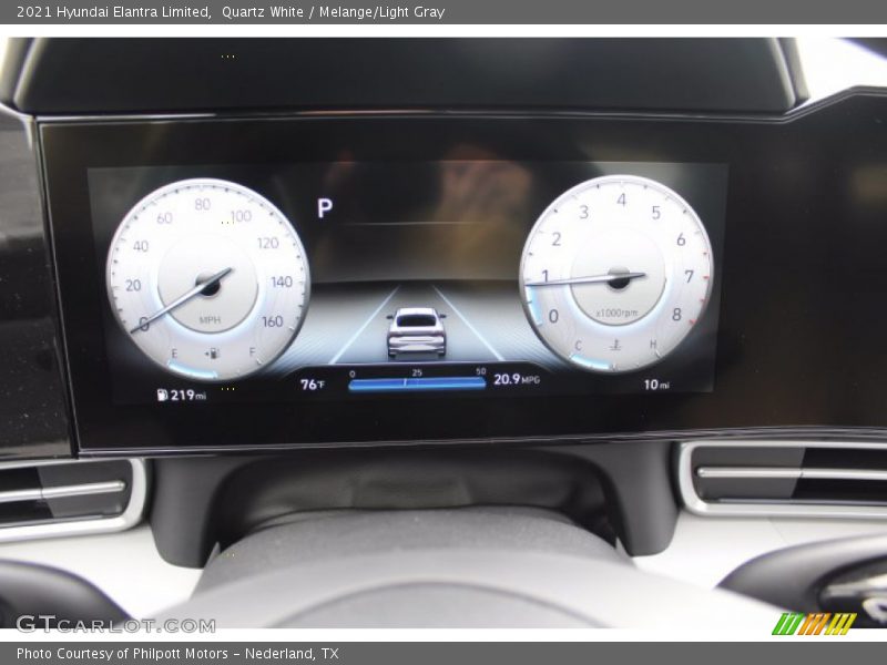 Quartz White / Melange/Light Gray 2021 Hyundai Elantra Limited