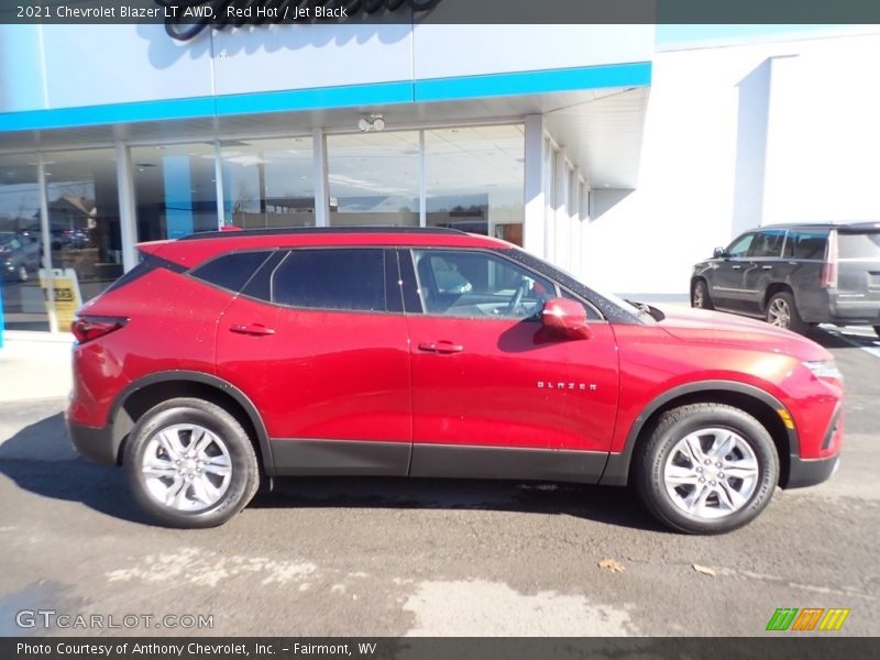 Red Hot / Jet Black 2021 Chevrolet Blazer LT AWD