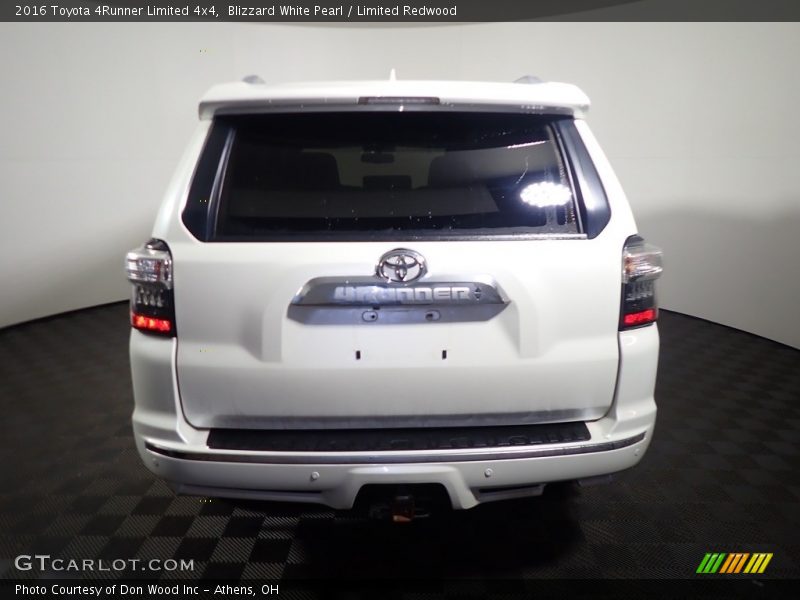 Blizzard White Pearl / Limited Redwood 2016 Toyota 4Runner Limited 4x4
