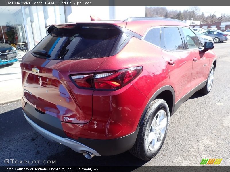 Red Hot / Jet Black 2021 Chevrolet Blazer LT AWD