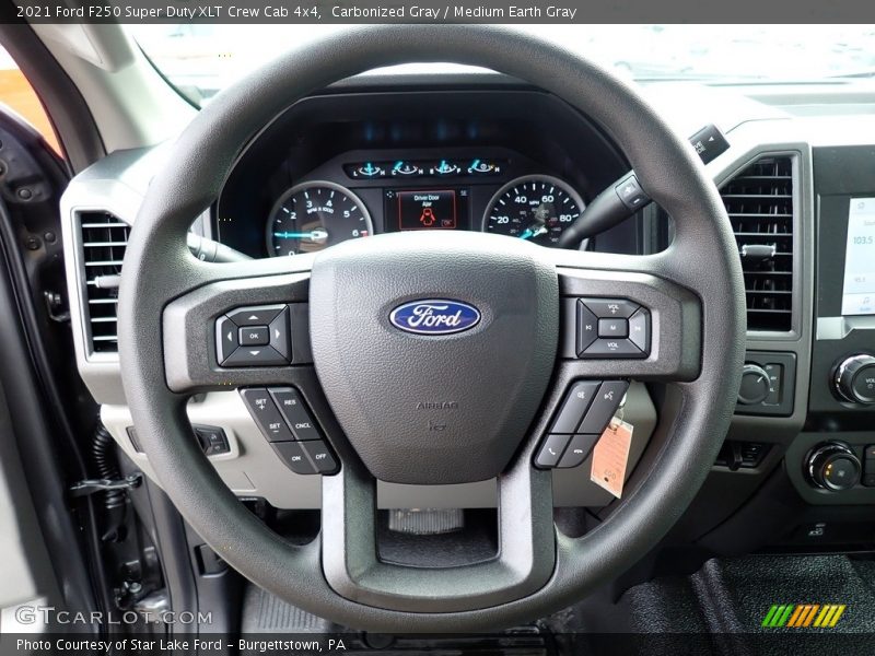 Carbonized Gray / Medium Earth Gray 2021 Ford F250 Super Duty XLT Crew Cab 4x4