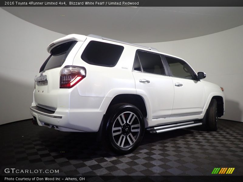 Blizzard White Pearl / Limited Redwood 2016 Toyota 4Runner Limited 4x4