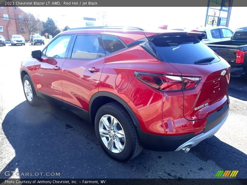 Red Hot / Jet Black 2021 Chevrolet Blazer LT AWD