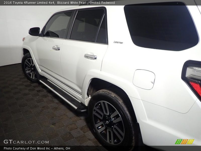 Blizzard White Pearl / Limited Redwood 2016 Toyota 4Runner Limited 4x4