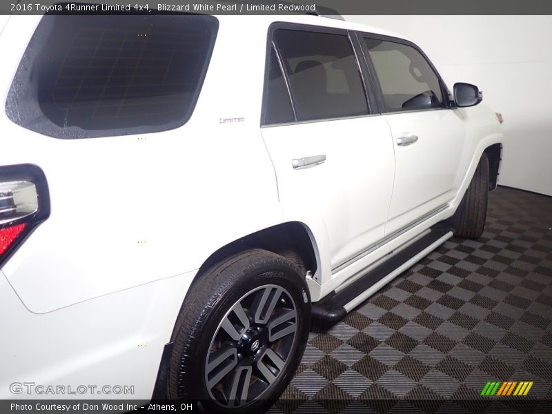 Blizzard White Pearl / Limited Redwood 2016 Toyota 4Runner Limited 4x4