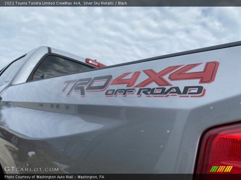 Silver Sky Metallic / Black 2021 Toyota Tundra Limited CrewMax 4x4