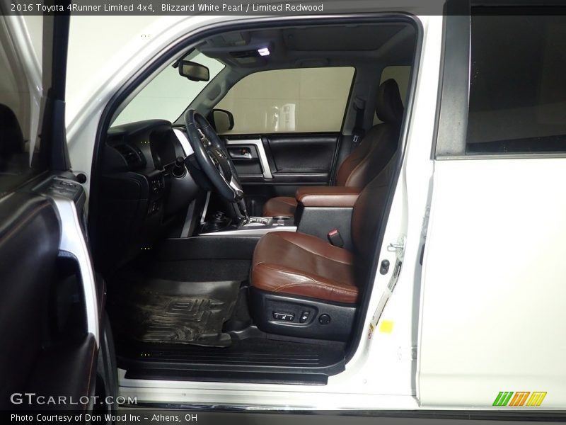 Blizzard White Pearl / Limited Redwood 2016 Toyota 4Runner Limited 4x4