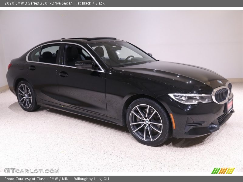 Jet Black / Black 2020 BMW 3 Series 330i xDrive Sedan