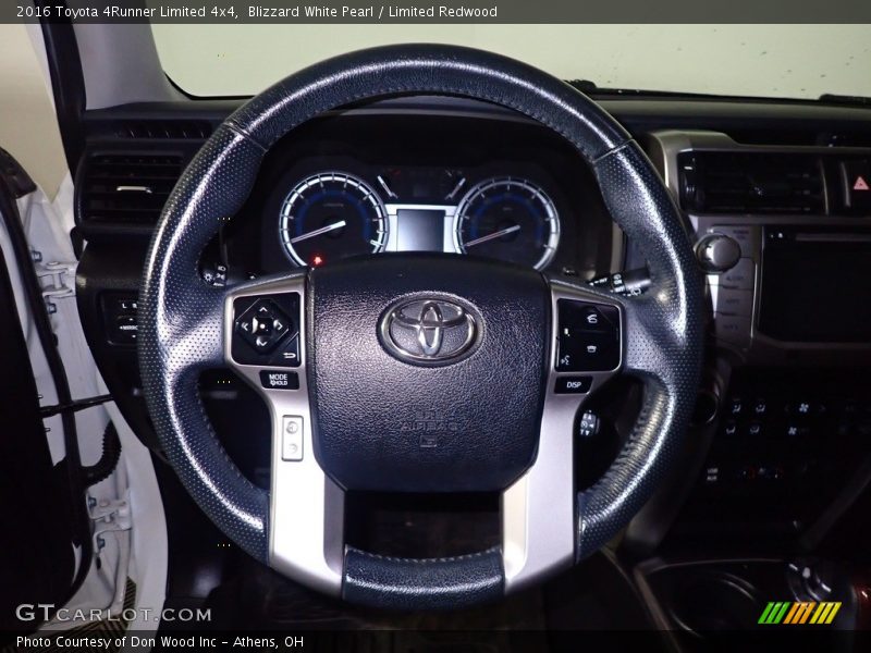 Blizzard White Pearl / Limited Redwood 2016 Toyota 4Runner Limited 4x4