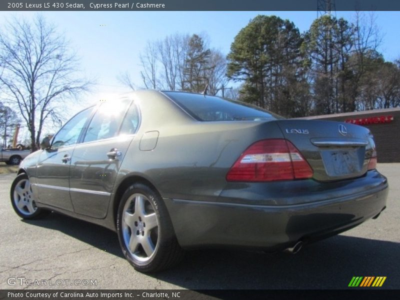 Cypress Pearl / Cashmere 2005 Lexus LS 430 Sedan