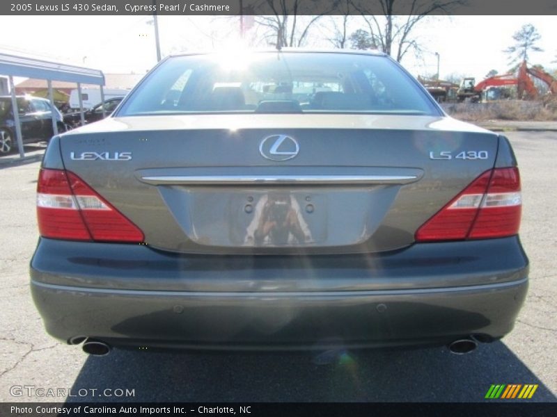 Cypress Pearl / Cashmere 2005 Lexus LS 430 Sedan
