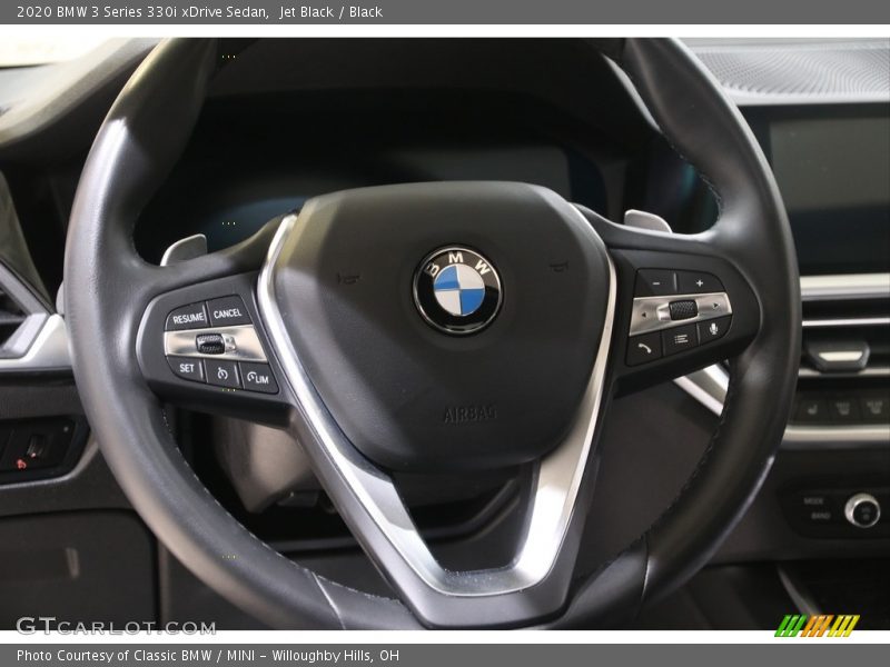 Jet Black / Black 2020 BMW 3 Series 330i xDrive Sedan
