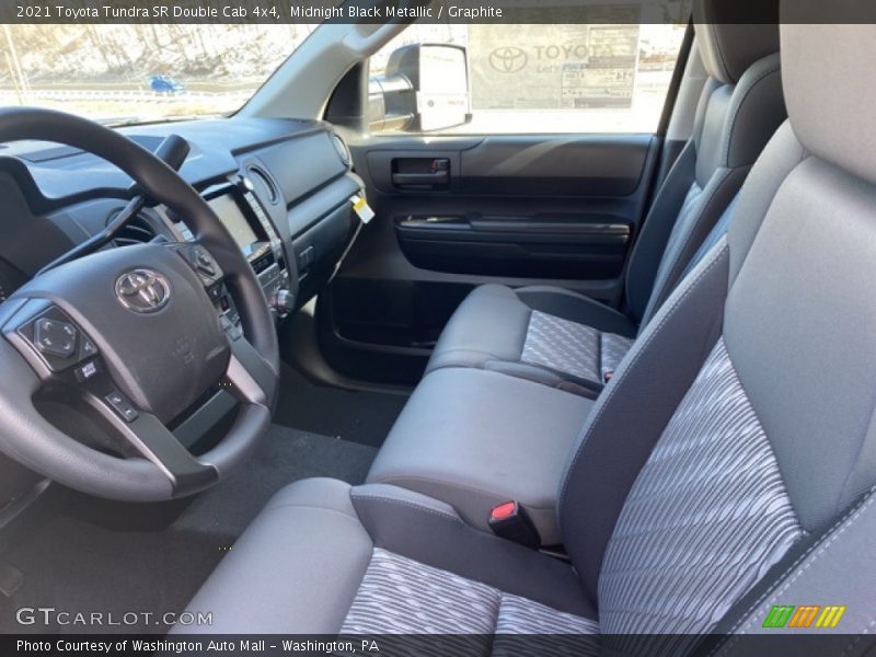 Midnight Black Metallic / Graphite 2021 Toyota Tundra SR Double Cab 4x4