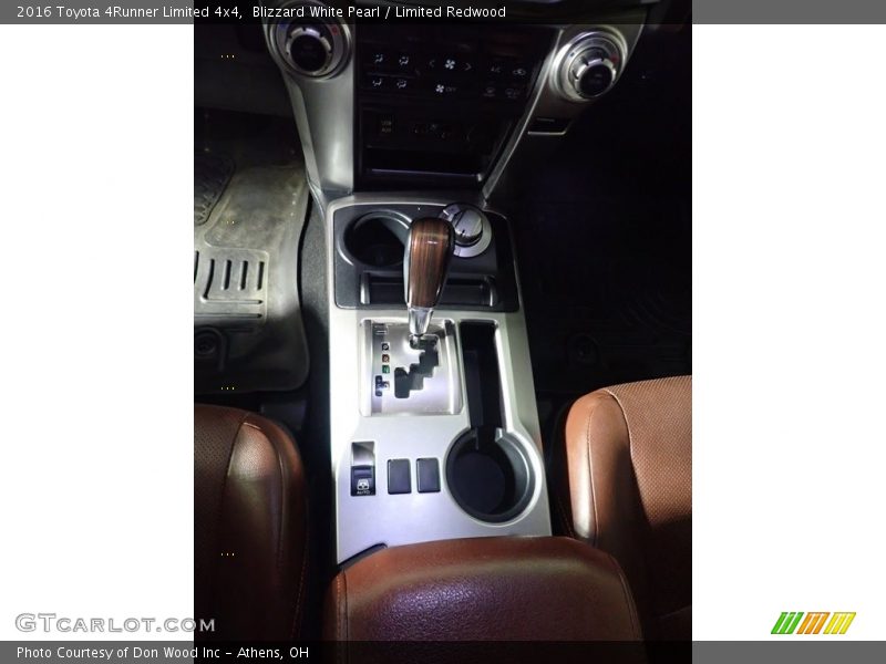 Blizzard White Pearl / Limited Redwood 2016 Toyota 4Runner Limited 4x4