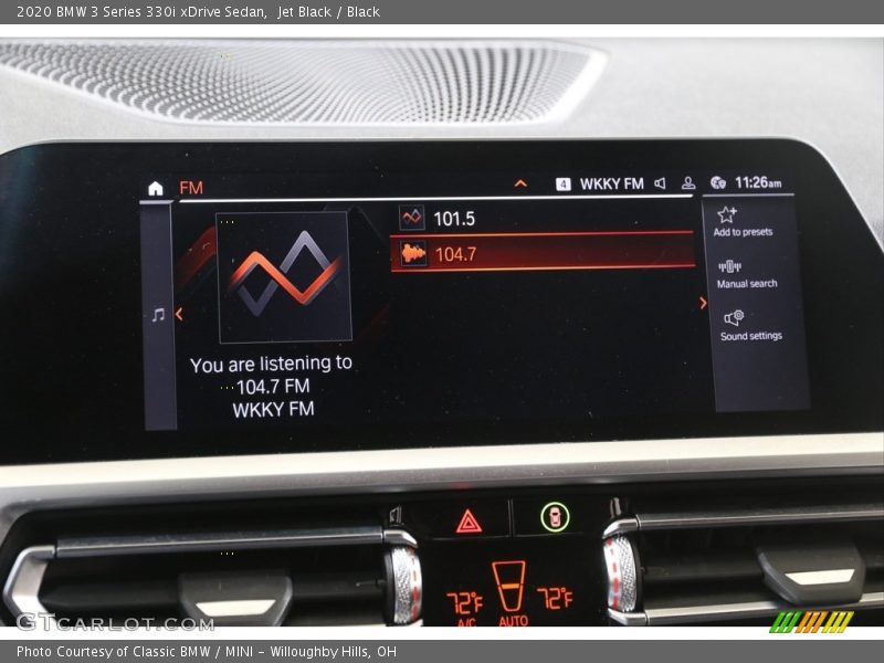 Jet Black / Black 2020 BMW 3 Series 330i xDrive Sedan