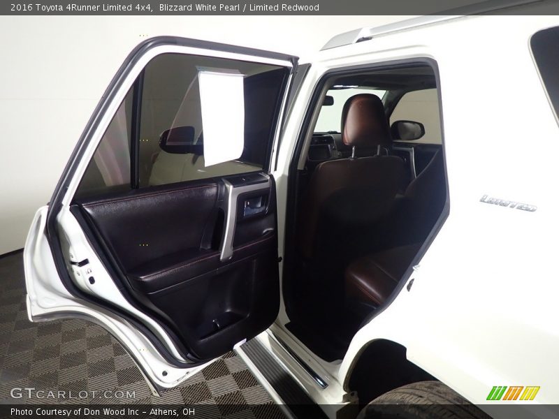 Blizzard White Pearl / Limited Redwood 2016 Toyota 4Runner Limited 4x4