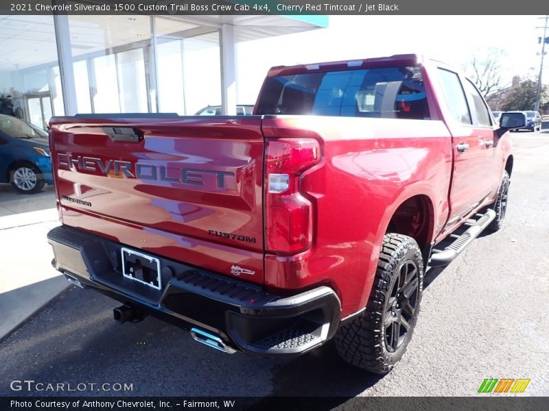 Cherry Red Tintcoat / Jet Black 2021 Chevrolet Silverado 1500 Custom Trail Boss Crew Cab 4x4