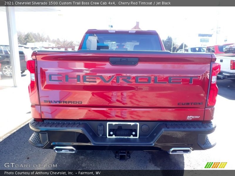 Cherry Red Tintcoat / Jet Black 2021 Chevrolet Silverado 1500 Custom Trail Boss Crew Cab 4x4