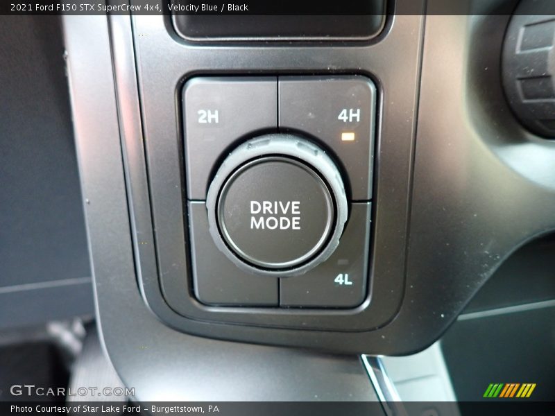 Velocity Blue / Black 2021 Ford F150 STX SuperCrew 4x4