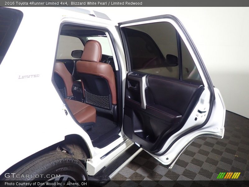 Blizzard White Pearl / Limited Redwood 2016 Toyota 4Runner Limited 4x4