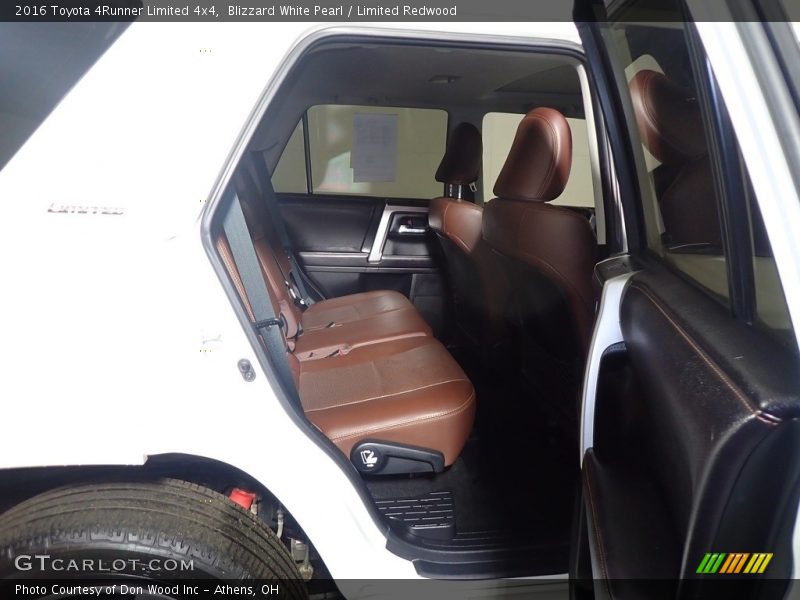 Blizzard White Pearl / Limited Redwood 2016 Toyota 4Runner Limited 4x4