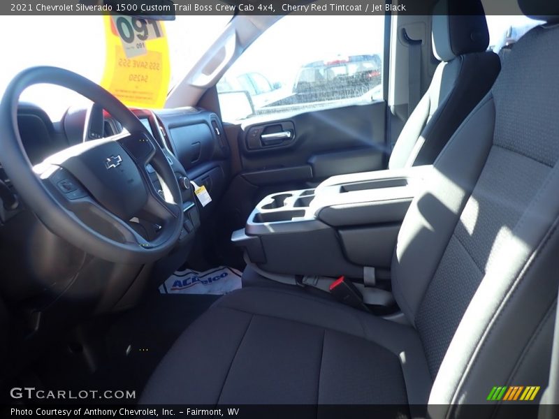 Cherry Red Tintcoat / Jet Black 2021 Chevrolet Silverado 1500 Custom Trail Boss Crew Cab 4x4