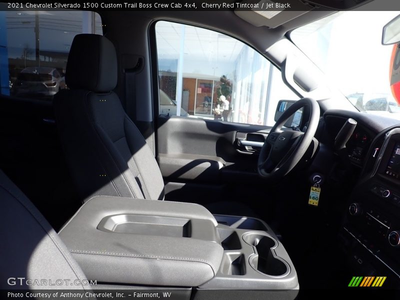 Cherry Red Tintcoat / Jet Black 2021 Chevrolet Silverado 1500 Custom Trail Boss Crew Cab 4x4