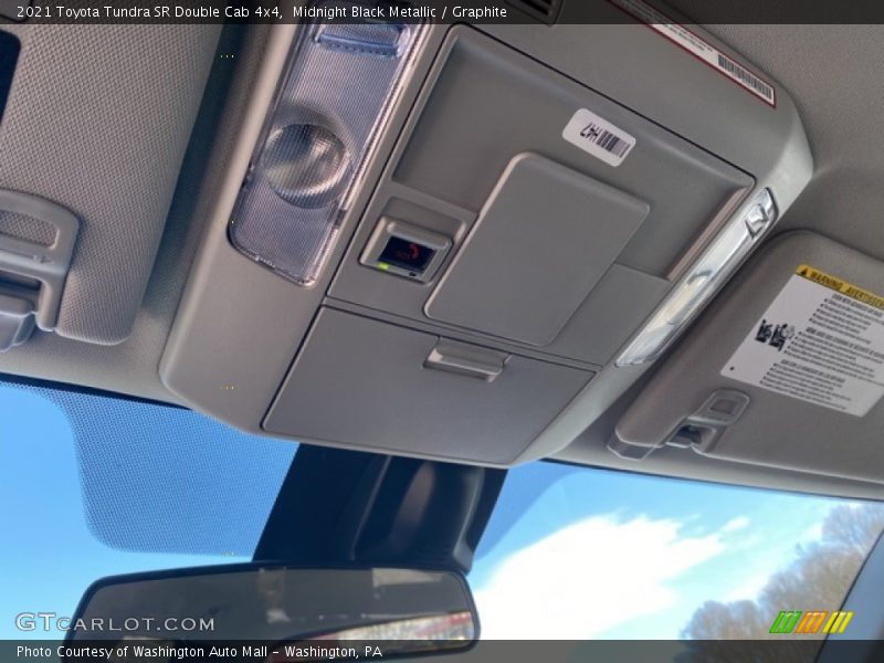 Midnight Black Metallic / Graphite 2021 Toyota Tundra SR Double Cab 4x4