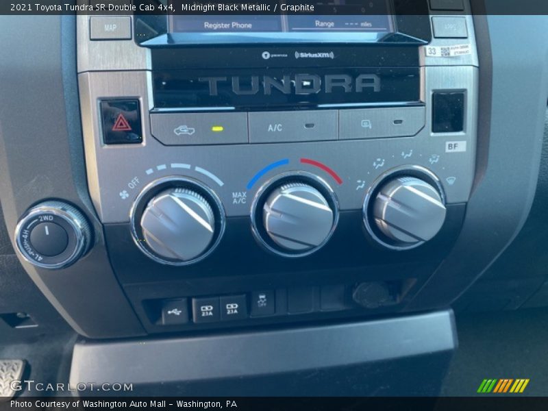 Midnight Black Metallic / Graphite 2021 Toyota Tundra SR Double Cab 4x4