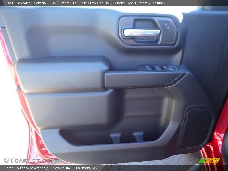 Cherry Red Tintcoat / Jet Black 2021 Chevrolet Silverado 1500 Custom Trail Boss Crew Cab 4x4