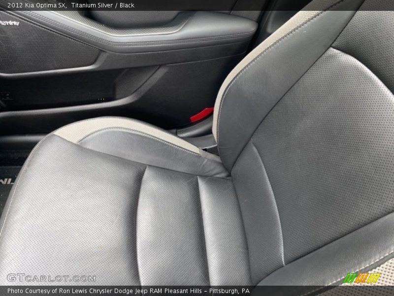 Titanium Silver / Black 2012 Kia Optima SX