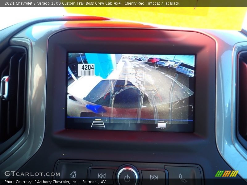 Cherry Red Tintcoat / Jet Black 2021 Chevrolet Silverado 1500 Custom Trail Boss Crew Cab 4x4